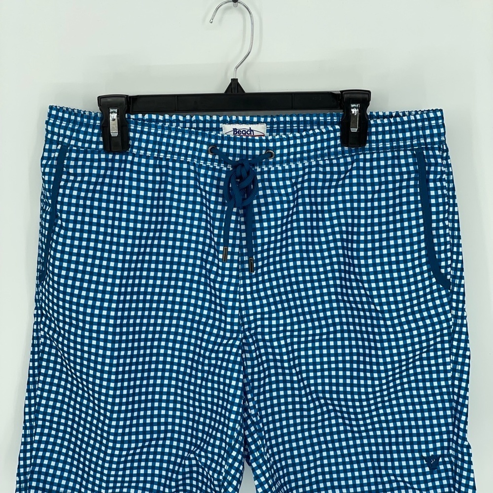 BEACH BROS. Gingham VolleyBall Swim Shorts - Picture 2 of 5